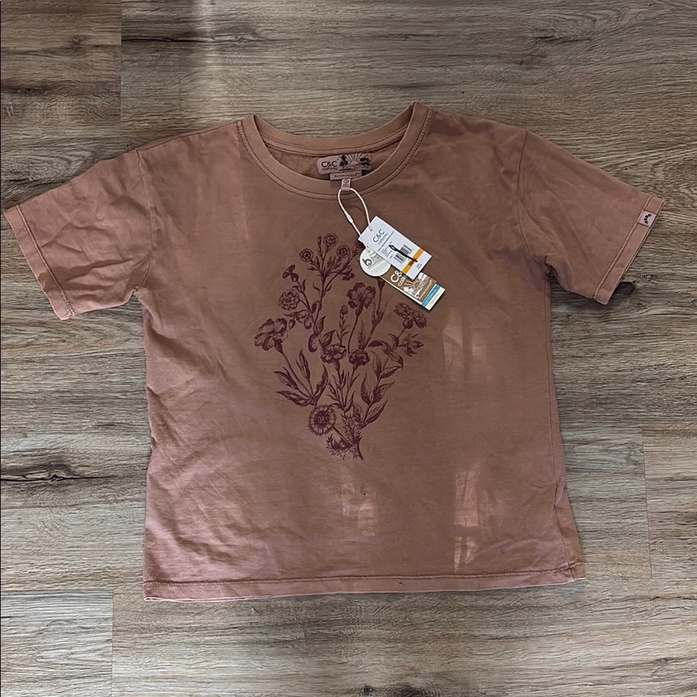 C&C Short Sleeve Tee Casual Cotton Tee NWT